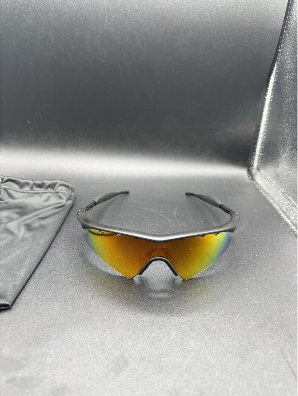 Oakley New M Frame Matte Black/Vented Fire Sweep Lenses